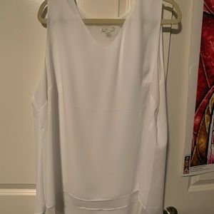 Catos sheer layered tank top